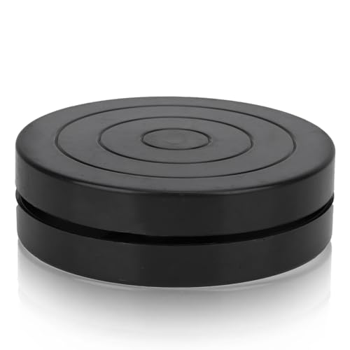 Drehen Sie Die Drehteller-Töpferscheibe 11,5 cm Bildhauerrad, Universal Drehteller 360° Rund Drehplatte,Schwenken Drehscheibe,Doppelseitig Kuchen-Drehteller,Mal-Drehtischständer Für Keramikskulpturen