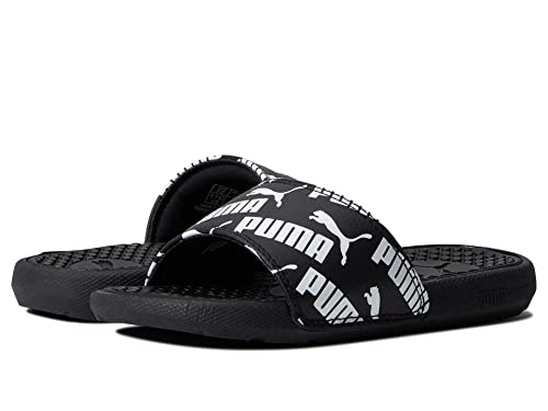 Sandales PUMA garçon chat noir parfaites pour la plage et le parc