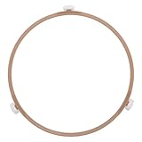 Cabilock Mikrowellen-drehteller Halter Ø mit Kunststoff Stützring für Mikrowellenherd Glasplatte Stabiler Drehkranz Einfacher Einbau Geeignet