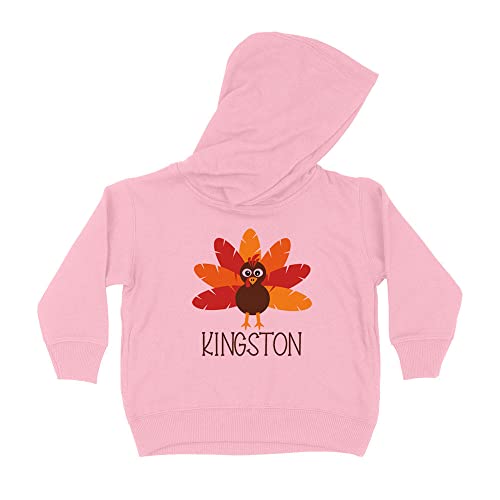 Turkey Kingston Kids Hoodie Sweatshirt Toddler 4T Light Pink