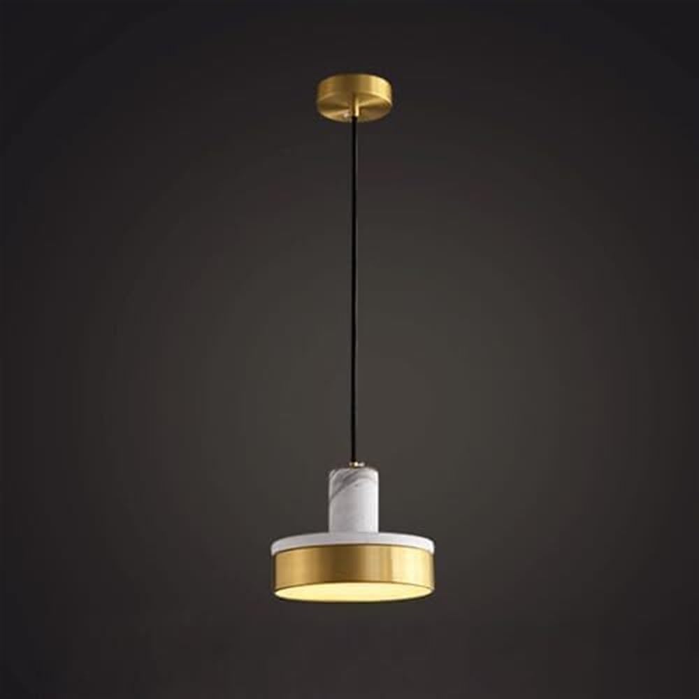 Granestner Marble Pendant Lamp - Nordic LED, Art Deco Design, Mini Chaner, Ideal for Kitchen Island, Bedroom, Dining, and Living Room