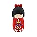 32GB USB 2.0 Flash Drives Cute Red Japonés Muñeca USB Flash Drive Regalo Cartoon USB 2.0 Memory Stick