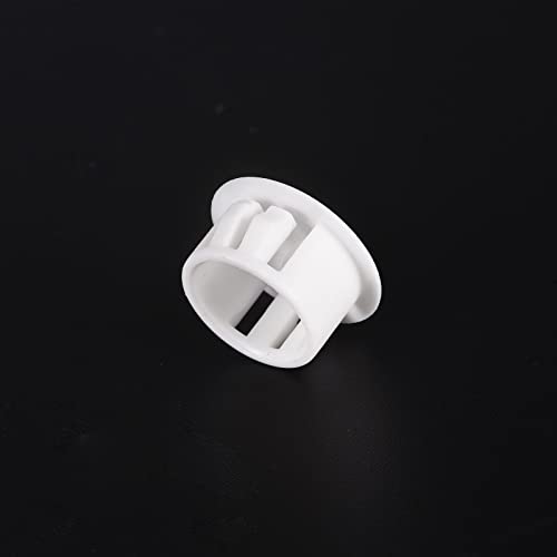 Tapones de plástico de 5/8" uxcell tipo empotrado redondos de cierre a presión, blancos, 110 uds 5