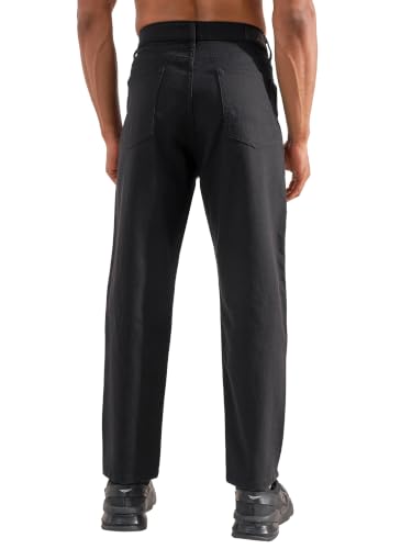 Image of Highlander Men Men's Straight Relaxed Fit Jeans | Stretchable | Everyday Comfort & Style| Jeans for Man|Premium Cotton Blend
