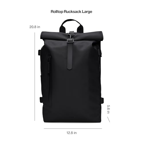 RAINS Large Rolltop Laptop Backpack