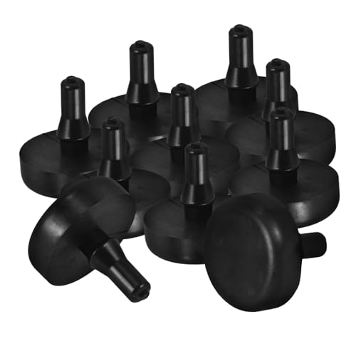 HONMEET Tope de Pedal de Freno y Embrague de Goma Negra 10 Unidades Almohadilla para Interruptor de Freno de Coche Accesorio Automotor para Pedal Compatible Varios Modelos Uso