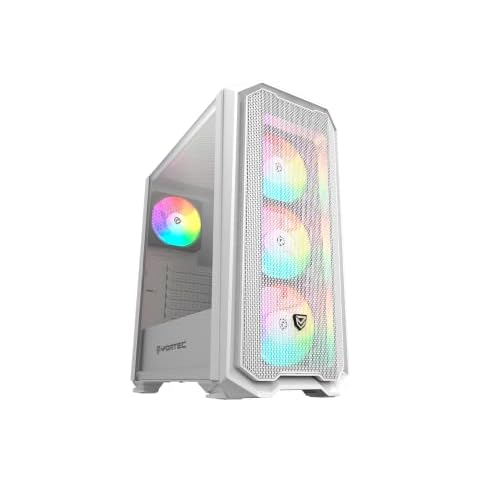 Caja PC Gaming Nfortec Krater con 4 Ventiladores RGB Cover