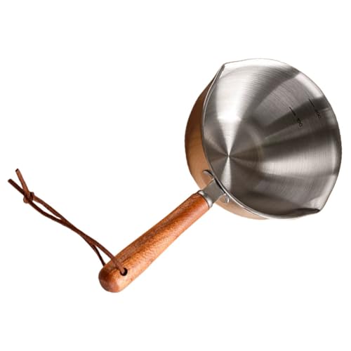 HAKIDZEL �X�e�����X���~���N�E�H�[�}�[200ML �����ȓ�o�^�[����n�������߂̃_�u���������t���~�j�o�^�[�����e�B���O�|�b�g �L�b�`���⃌�X�g�����̒����ɍœK�ȃV���v���f�U�C��