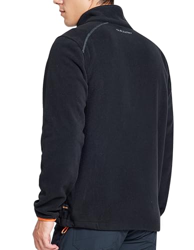 DURAWERK Fleece Jacket Mens Full Zip Lightweight Winter Jackets for Men Casual Outwear with Pockets for Hiking & Work2