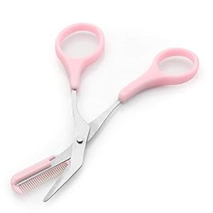 OMEENTFF Eyebrow Shaping Knife Universal Eyebrow Trimmer/Comb Eyelash Hair Scissors Cutter Shaper Beauty Tool