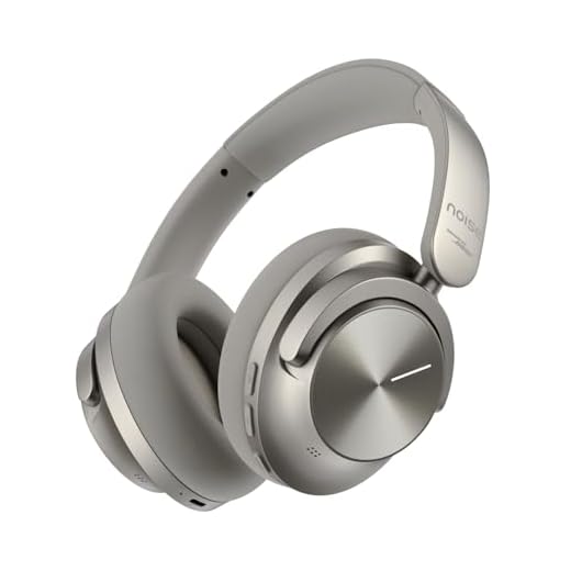 Noise Master Buds Max, Sound by Bose Wireless Over-Ear Headphones with Segment Leading Adaptive ANC, Dynamic EQ, LHDC 5.0, Immersive Spatial Audio,Upto 60H Playtime, App Support (Titanium)