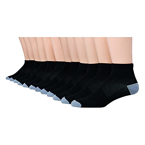 Image of Hanes Men's Socks, Active Cool X-temp Lightweight Moisture-wicking Cushioned Ankle, Crew and No Show, 12 and 14 Pair Packs