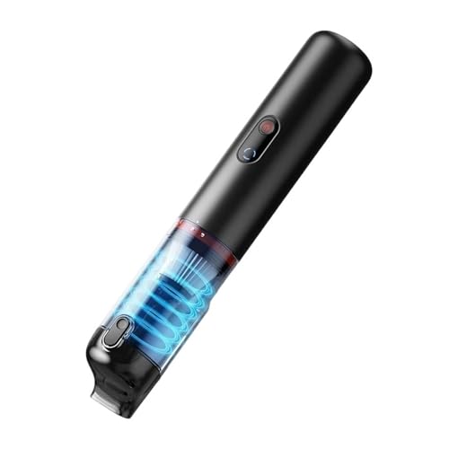 ATUMY Aspirador Mano Aspirador de Coche inalámbrico, miniaspirador portátil Potente de Mano para automóvil, máquina de PC para el hogar Portátil Aspiradores(Cluster Black)