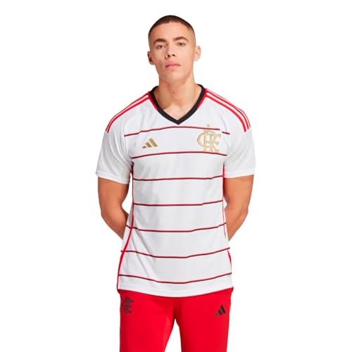 Camisa Adidas Masculina Flamengo Ii 23/24 White/red/black Hs5193 Gg