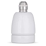 Für alle E27-Leuchtmittel geeignet: LED-, Glüh-, Halogen und Energiesparlampen (bis max. 60W)