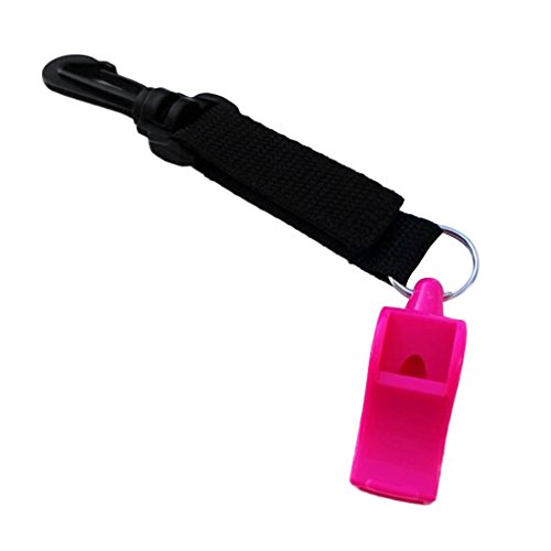 Toygogo Survie en Plein Air De Sifflet De Sécurité De Plongée De Bateau De Kayak De Secours Ultra-Bruyant - Rose, comme décrit Cover