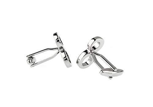 Mancuernillas Daesar Numeral Árabe 8 Plata miniatura 3
