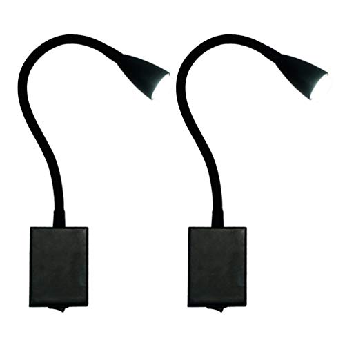 Luz de lectura interior LED para cabecera de cama apliques modernos con interruptor para pared