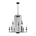 Thomas Lighting CN240921 Chandelier, 26.75"W x 26.75"D x 27.25"H, Oil-Rubbed Bronze