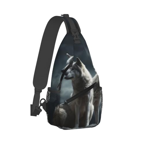 Bolso Cruzado de Pecho para Hombre y Mujer Negro miniatura 2