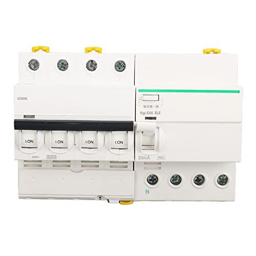 Disjoncteur miniature PA66 4P N AC400V 40A protection fuites
