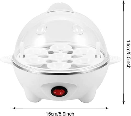 GoodHood Electric Egg Cooker: Rapid Egg Boiler for Easy-To-Peel, Soft Medium or Hard Boiled Eggs, 7 Egg Capacity, with Auto Shut Off Feature(Multi... - Image 2