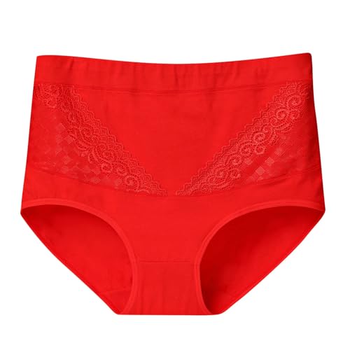 bawilom Womens Cotton Underwear Full Coverage No Show High Waisted Ladies Panties Soft Stretch...