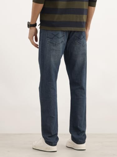 Image of WROGN Men's Straight Fit Jeans | Mid Rise | Jeans for Man