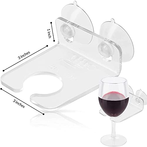 Tiardey Weinglas Badehalter Caddy Stocking Stuffers für Ihre Badewanne Produkte Duschzubeh?r Relax Badewanne Geschenke Ideen für Frauen Mitarbeiter Weihnachtsgeschenkidee Becherhalter