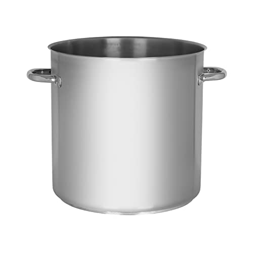 Olla para sopa de acero inoxidable de 9 litros de Pît. 52 3/8qt plata