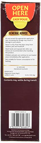 Westland 20600007 1.5 kg Epsom Salts Foliage Greener Fertilizer - Transparent