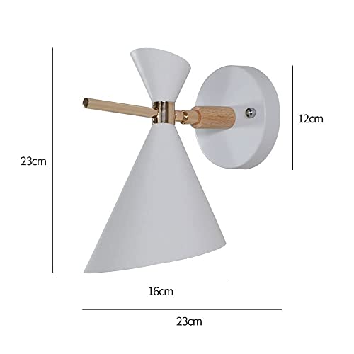 Luz de noche de pared orientable para leer cómodamente en el dormitorio 4