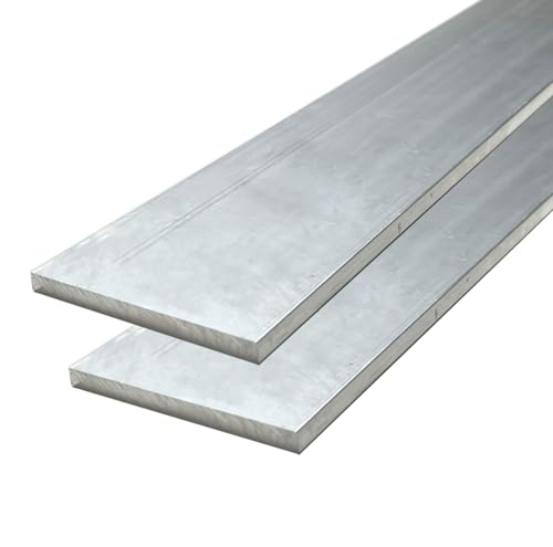MOKOVI 2-Pack 1/4x3x16 6061 Aluminum Flat Bar