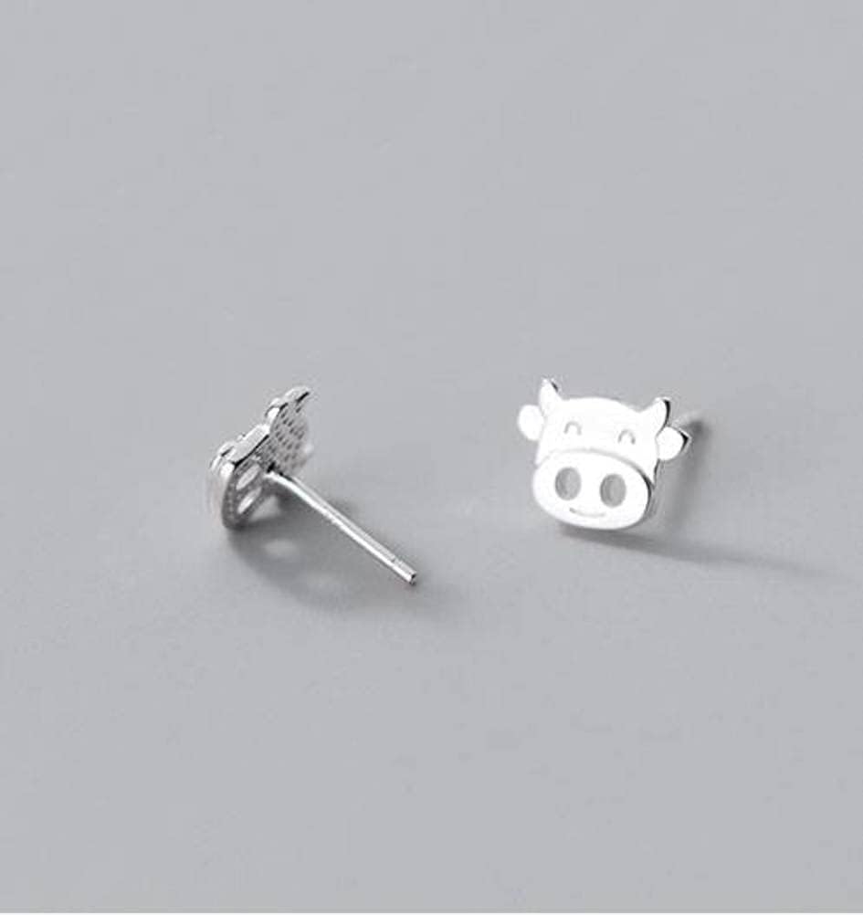 ナマケモノピアス 女の子用 925スターリングシルバー ナマケモノ Hugie スモールフープピアス ジュエリー 低刺激性 動物のピアス 敏感な耳用 スターリングシ