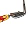 GrooveMaster Golf Club Groove Sharpener with Comfortable Adjustable Large Rubber Grip and 6 Cutter Carbide Tungsten Steel Head - Full Color User Manual