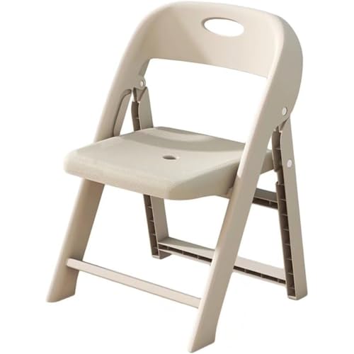 「FLYKING」子供椅子 子供用スツール 背もたれ 子ども用チェア ローチェア 厚手のプラスチック、キッズチェア 折りたたみ ミニチェアー 赤ちゃん 滑り止め付き 軽量持ち運び (カーキ,大)