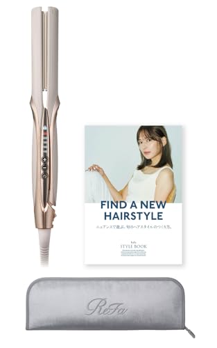 【公式ストア限定】 リファ ストレートアイロン プロ/ReFa STRAIGHT IRON PRO(アイボリー)専用ケース・ヘアアレンジガイドブック付き
