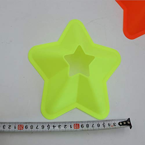 CLISPEED 4 peças Disco de Futebol Cone Flexível Formato Estrela para Treinamento de Agilidade Futebo