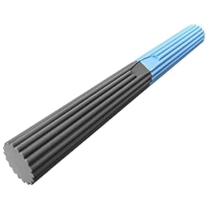 LIONSMILE Professional Forearm Flex Bar, Blue/Grey, 12.5” x 1.35″ – Relieve Tendonitis and Tennis Elbow Pain, For Grip Strengthening, Forearm Twist Bar, Grip Strengthener, Twist Strength Bar