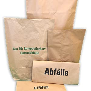 Rodenbacher Papieragentur 25 St. Papier-Bioabfallsäcke 120l