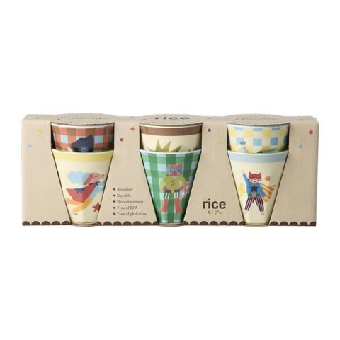 Petite tasse - Vert - Imprimé héros - Lot de 6