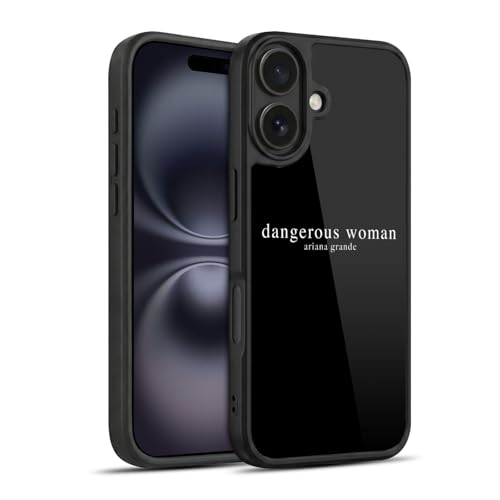 Coque en Gel Ariana Grande iPhone 16 texte souple durable