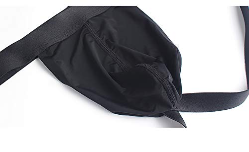 Men's Ice Silk Traceless Solid Color Jockstraps G-String Thongs Underwear Low Rise Thong Panties Briefs4