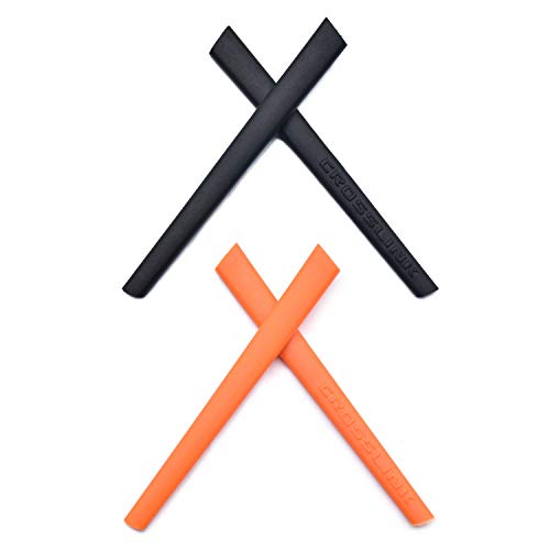 HKUCO Nero/Arancio Set di Gambe in Silicone