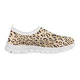 Pointodoor Kids Shoes Fashion Leopard Print Sneakers Boys Girls Walking Sock Shoe Lightweight Slip on Sneakers Tennis Shoes for Running Sport Aqua Fitness
