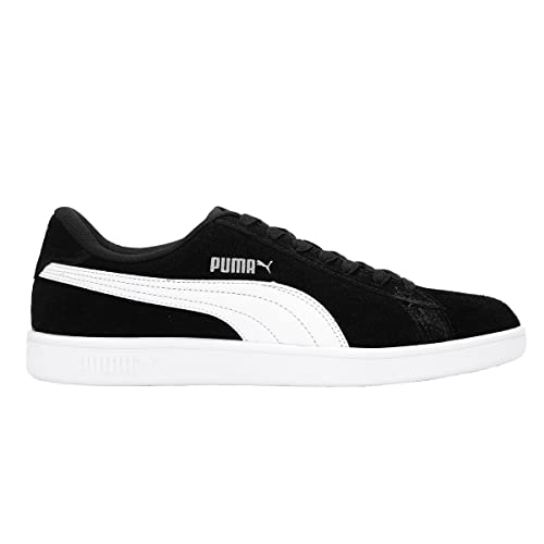 Tênis Smash V2 Bdp, Puma, Adulto Unissex, Preto/Branco/Prata, 41