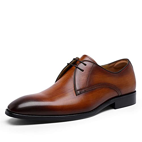 Zapatos Oxford para hombres de cuero Corthly Shoes vestido elegante