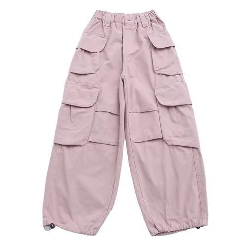 Girl Classic Cargo Jeans Stretch High Wide Leg Hiking Walking Denim Jean Pants Workwear Bottoms Hip Hop Streetwear4