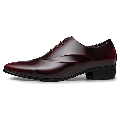 Image of ZRO Men's Lace Up Formal Modern Oxford Dress Shoes