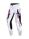 Alpinestars Supertech Vista Kinder Motocross Hose, weiß/schwarz/lila, 22
